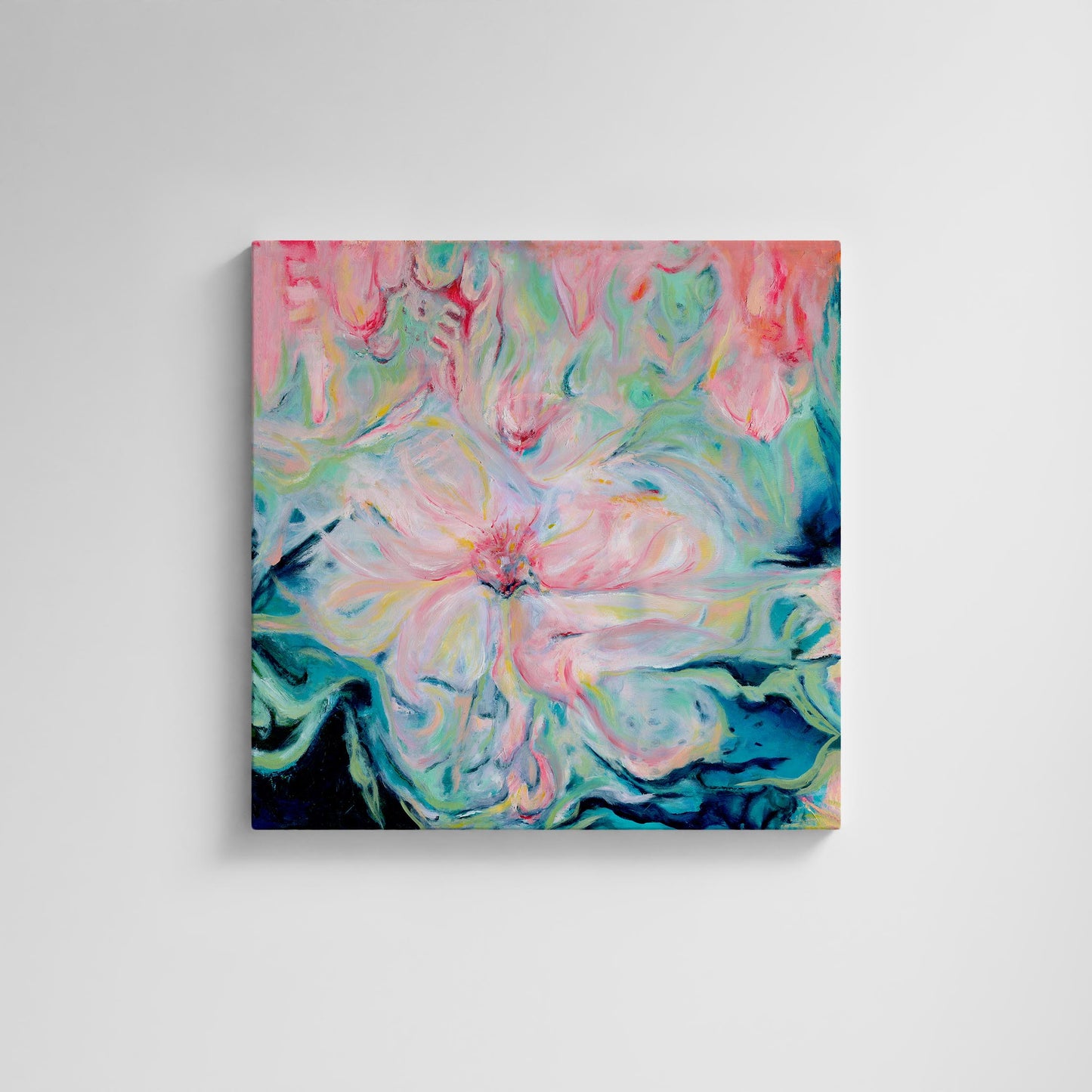 ‘Whispers of Spring’ – soothing pastel abstract print that feels light and fresh.