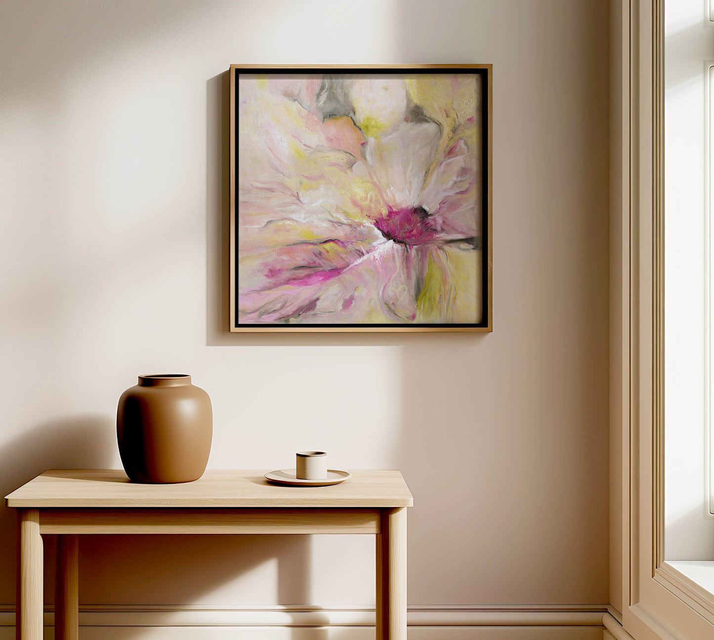 ‘Becoming’ – Contemporary wall art capturing beauty and transformation.