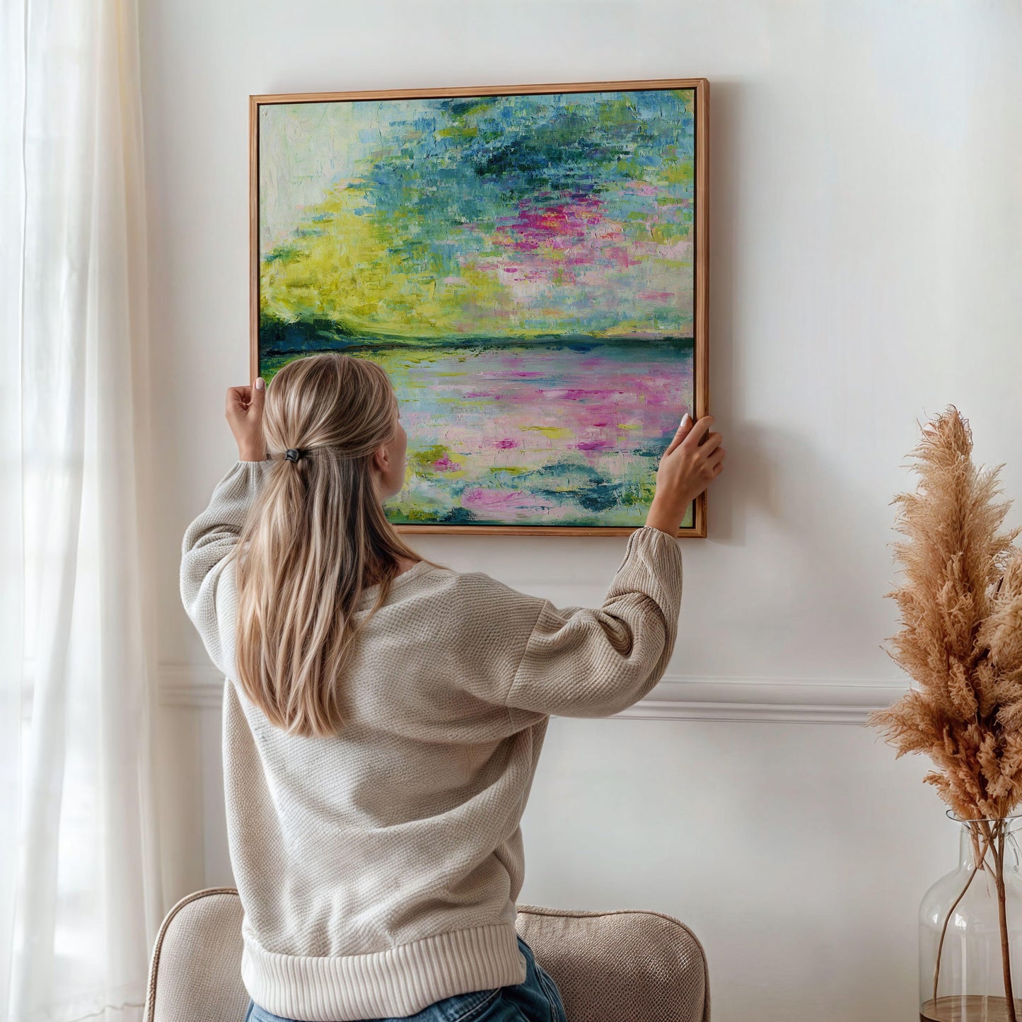 ‘Echoes in Still Water’ – fine art print bringing calm, beauty, and stillness to any space.