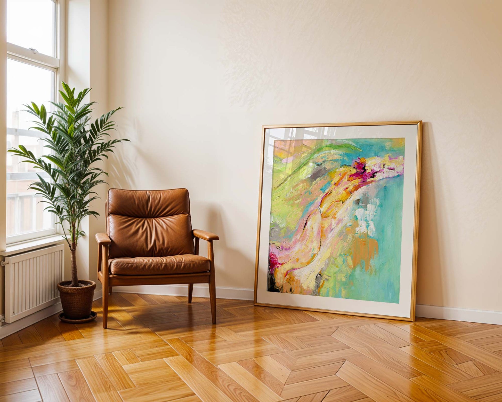 ‘Endless Summer’ - Coastal-inspired artwork bringing warmth and light indoors.