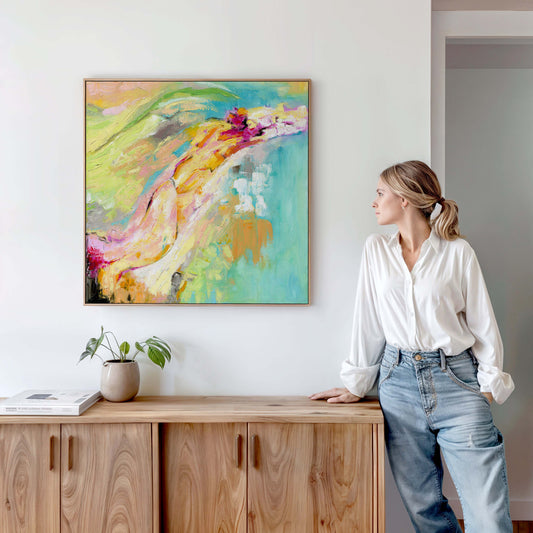 ‘Endless Summer’ – bold, joyful wall art for bright, modern interiors.