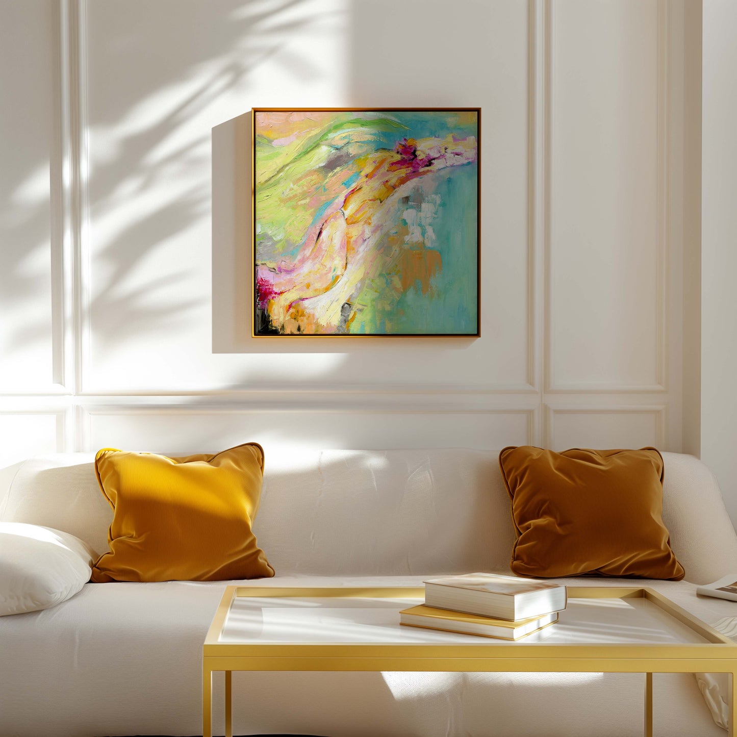 ‘Endless Summer’ - Abstract summer print perfect for living room walls.