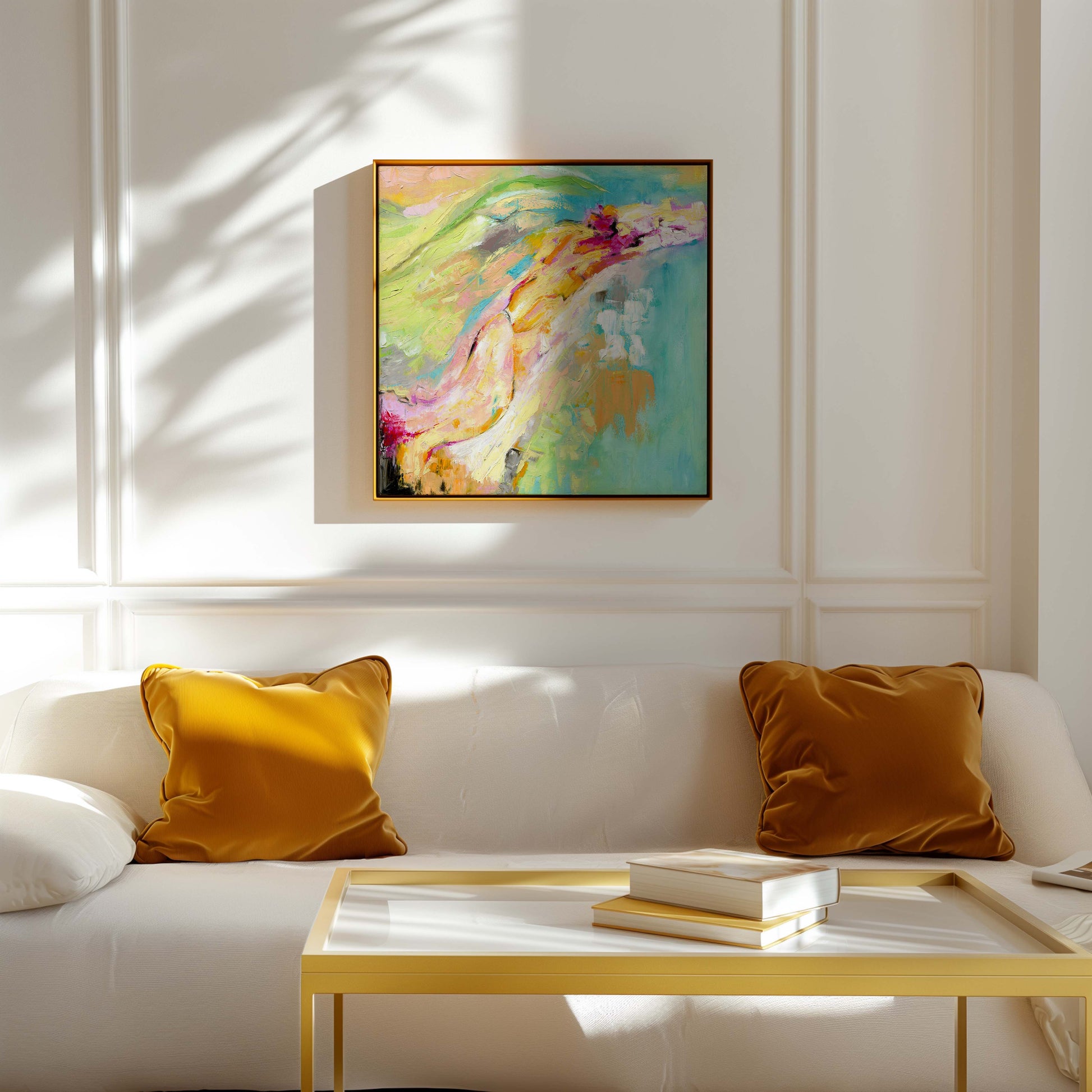 ‘Endless Summer’ - Abstract summer print perfect for living room walls.