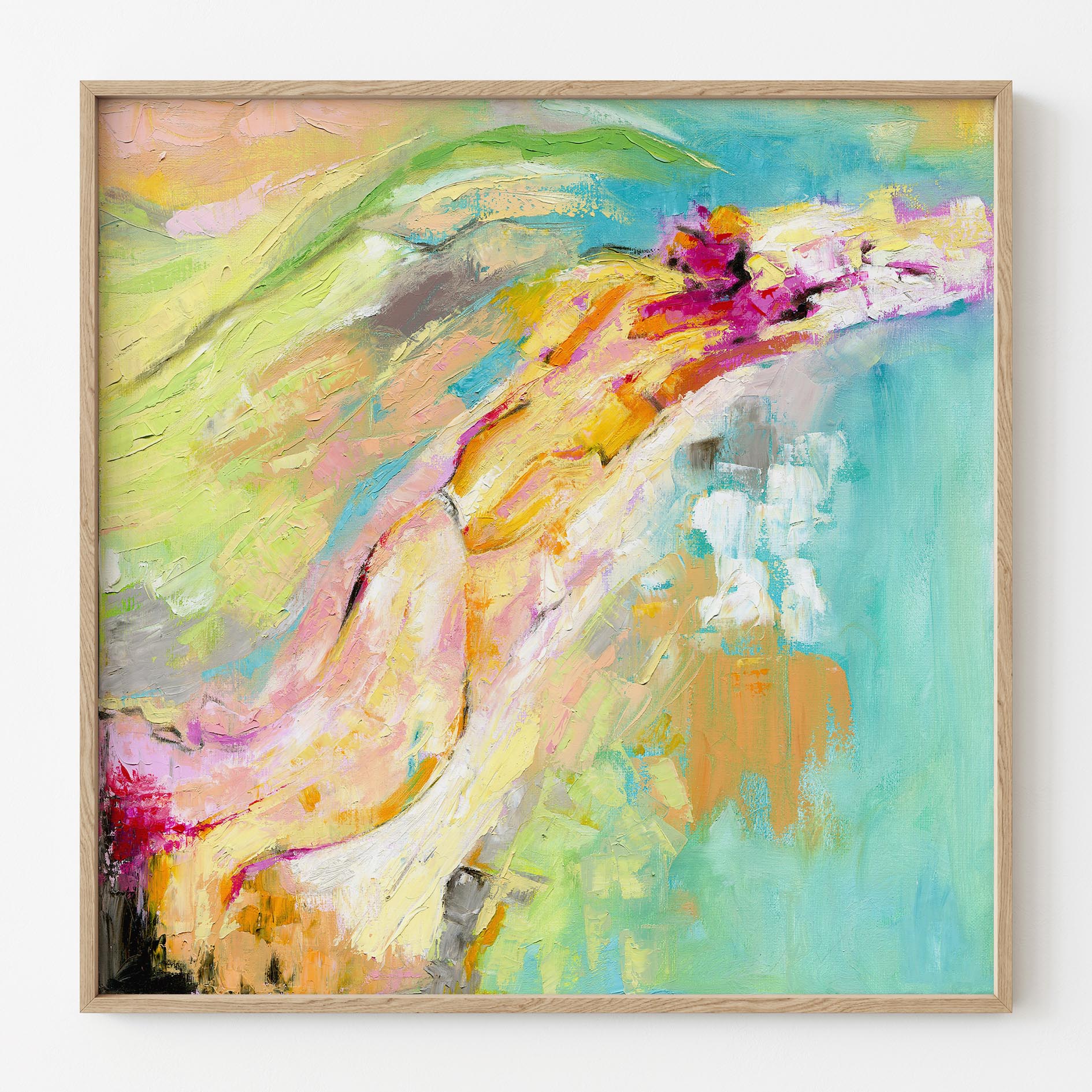 ‘Endless Summer’ Abstract Art Print, Colourful Modern Wall Art, Bright Summer Inspired Contemporary Home Decor For Joyful Homes