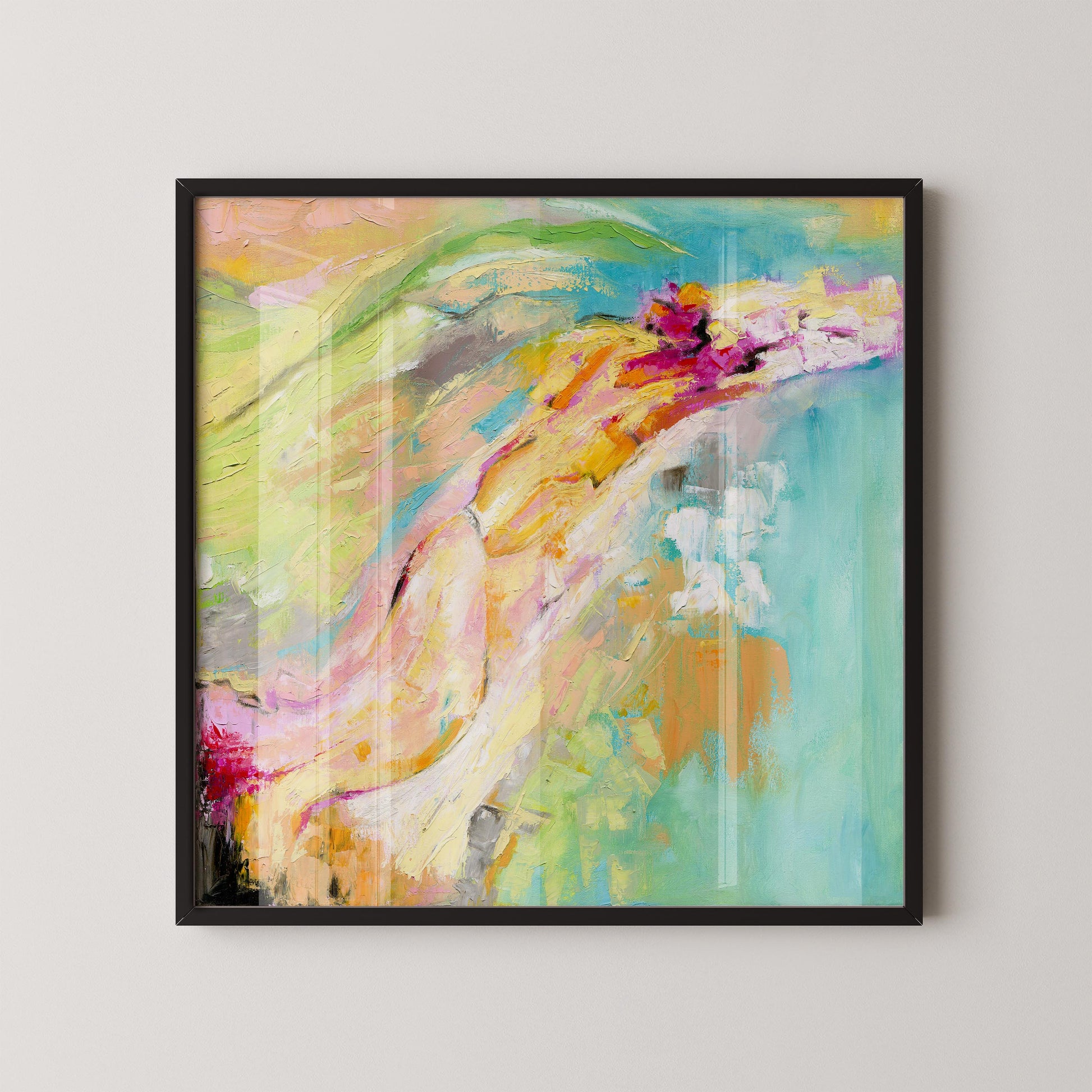 ‘Endless Summer’ - Bright modern wall decor with uplifting colours.