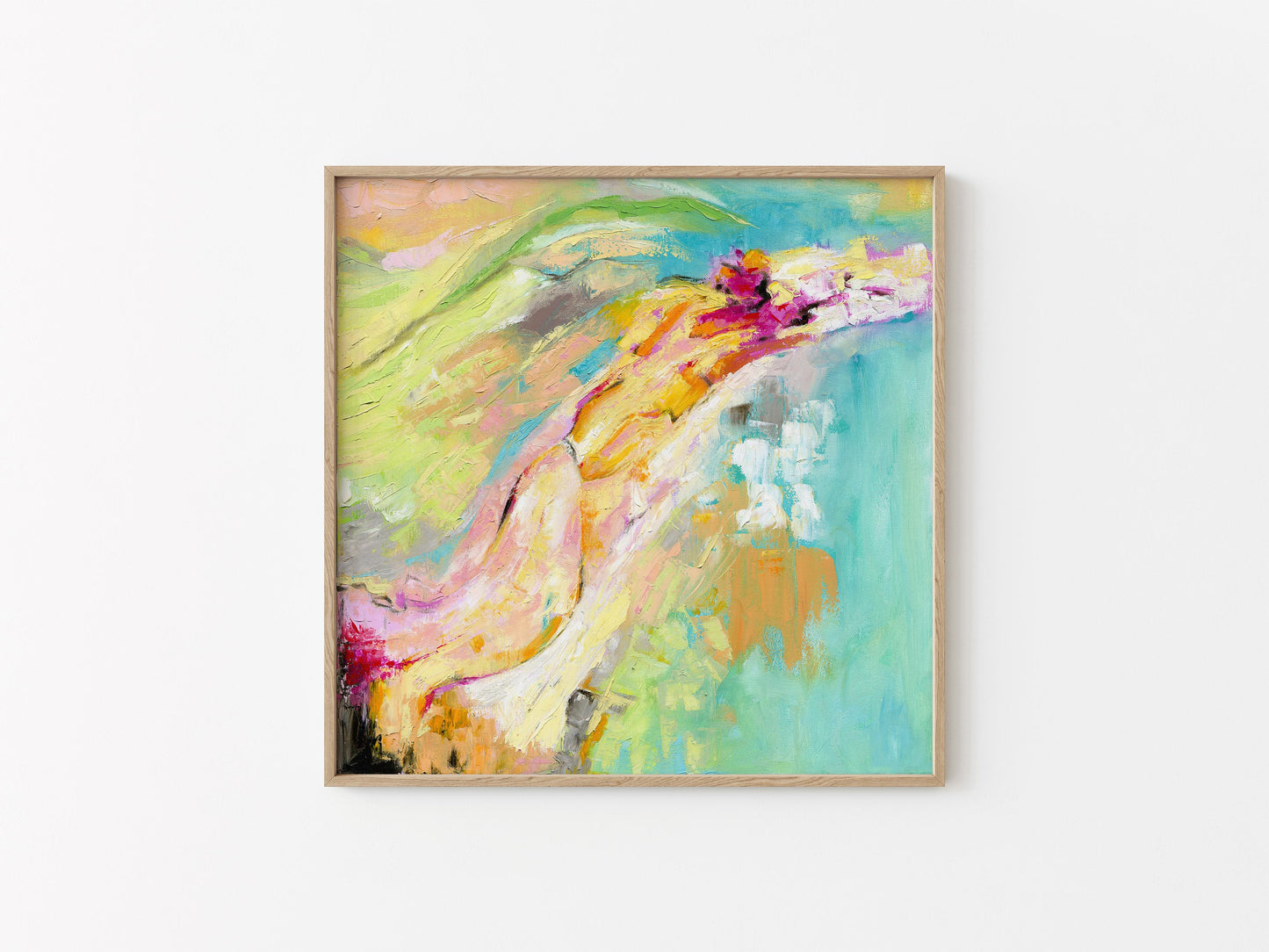 ‘Endless Summer’ - Abstract artwork print perfect for coastal home styling.