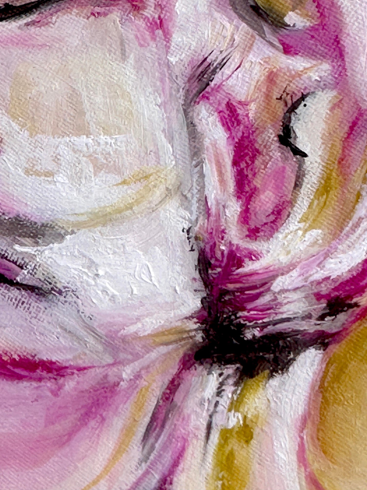 oil painting close up