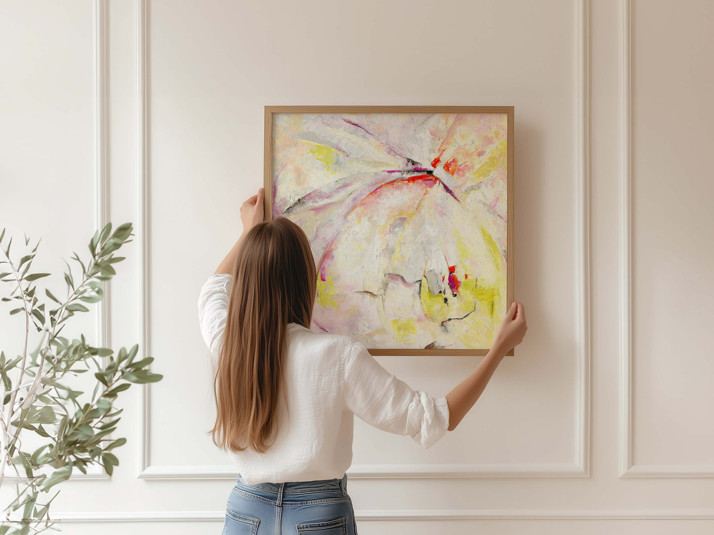 ‘Taking Flight’ – expressive modern art print full of energy and motion.