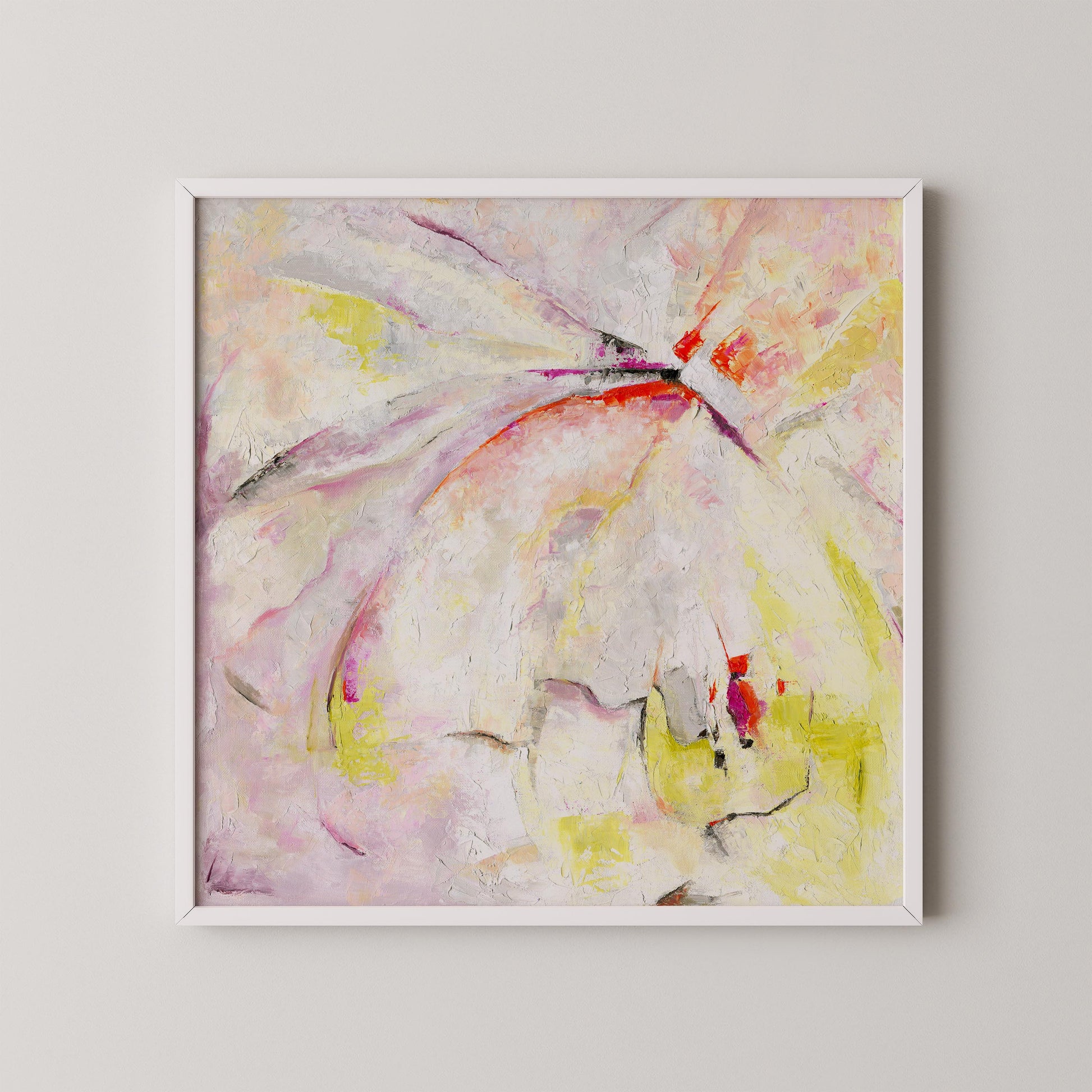 ‘Taking Flight’ – High-quality paper print with delicate brush textures.