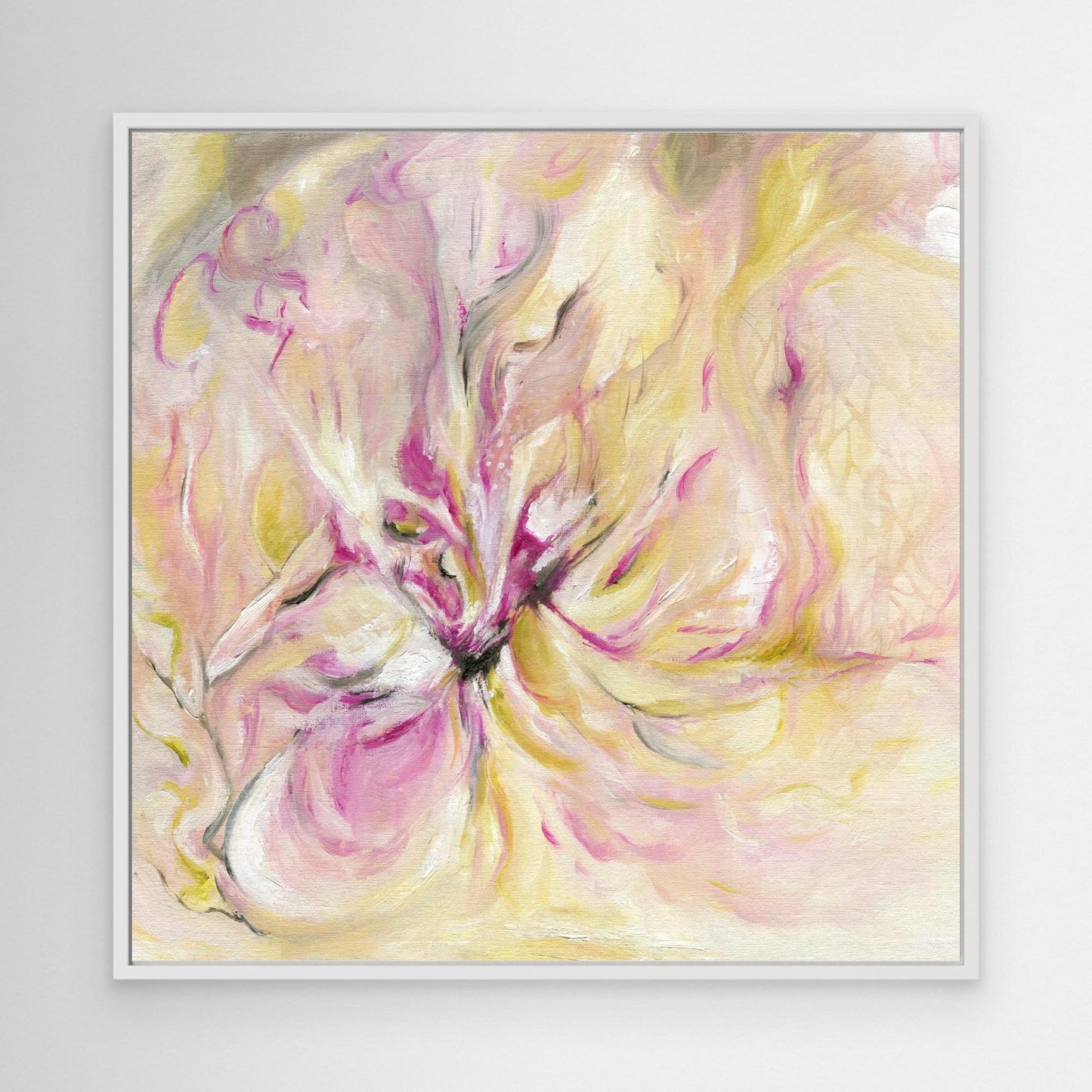 ‘In the Quiet Light’ - Dreamy canvas print with soft energy and emotional depth.