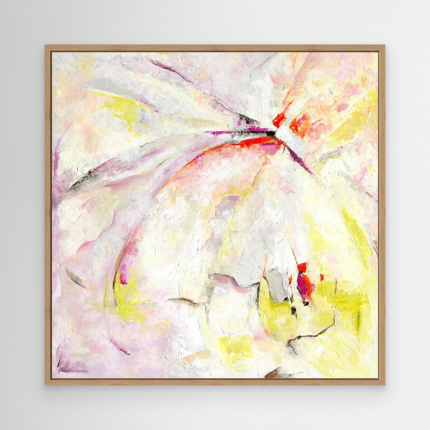 Taking Flight canvas print by Kate Shephard in an oak wood frame