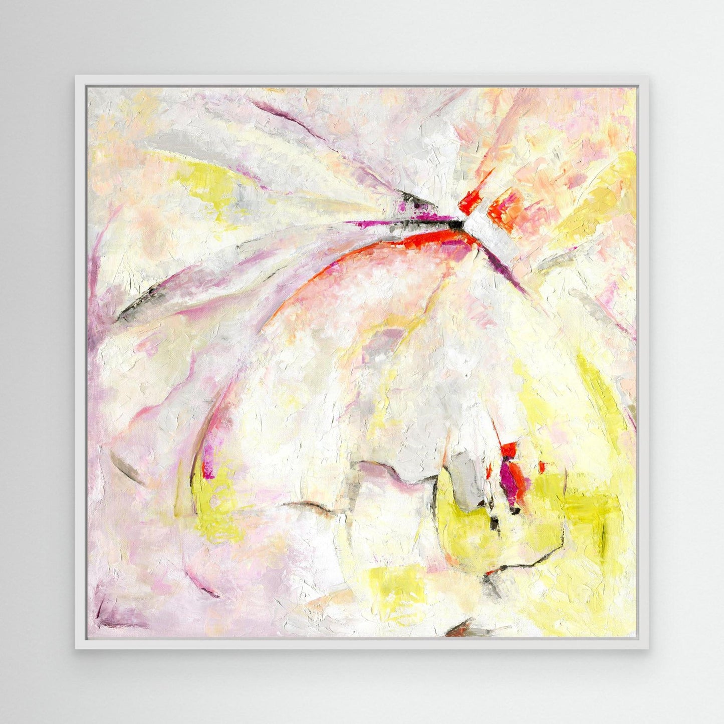 ‘Taking Flight’ – energetic abstract print perfect for creative spaces.
