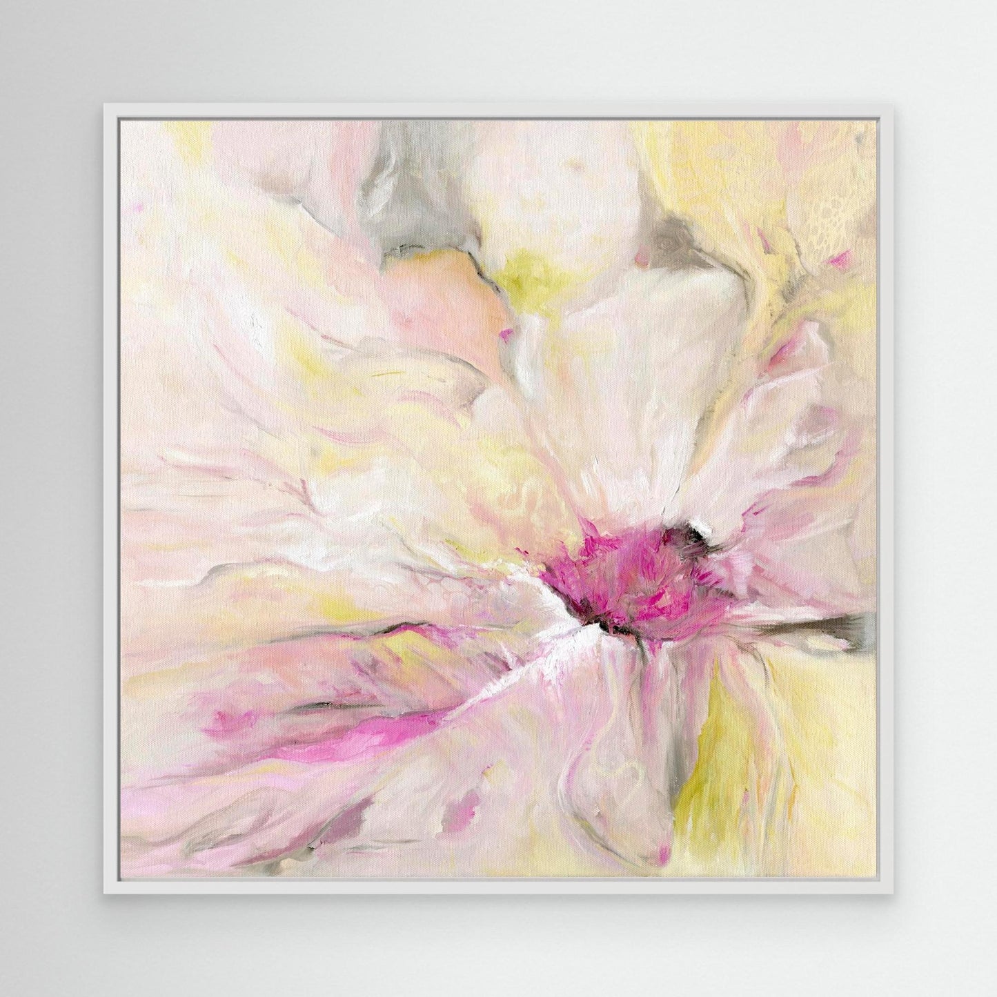 ‘Becoming’ – pastel abstract artwork symbolising growth and transformation.