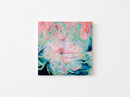 ‘Whispers of Spring’ – contemporary wall art with floral-inspired texture.