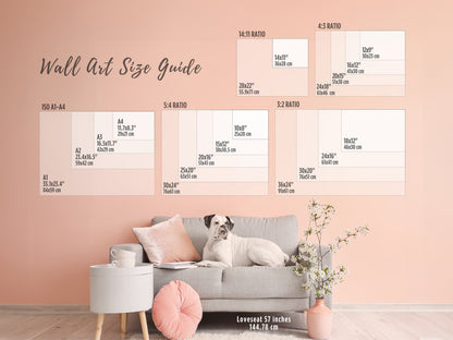 Wall Art Print Size Comparison Chart 