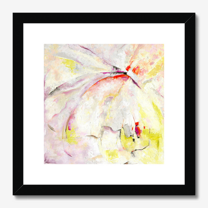 Taking Flight Abstract Fine Art Print by Kate Shephard in a black frame