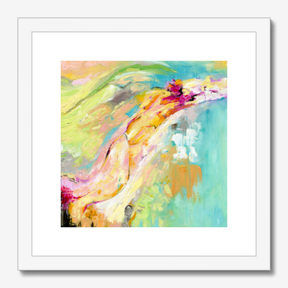 12x12" Endless Summer Art Print by Kate Shephard in a white frame