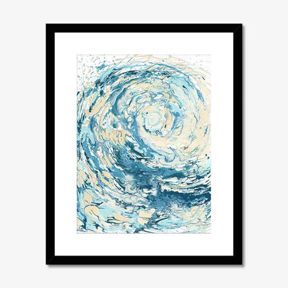 ‘Wave I’ - Abstract wave art print on fine art paper, bringing the calm and energy of the ocean indoors.