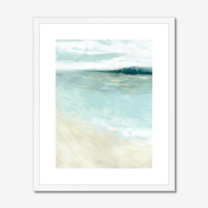 16x20 bramble bush bay shores in white wood frame