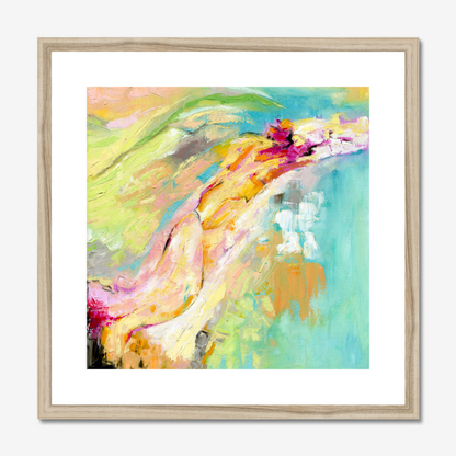 20x20" Endless Summer Art Print by Kate Shephard in a natural wood frame