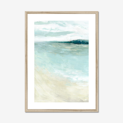 20x28 bramble bush bay shores in natural wood frame
