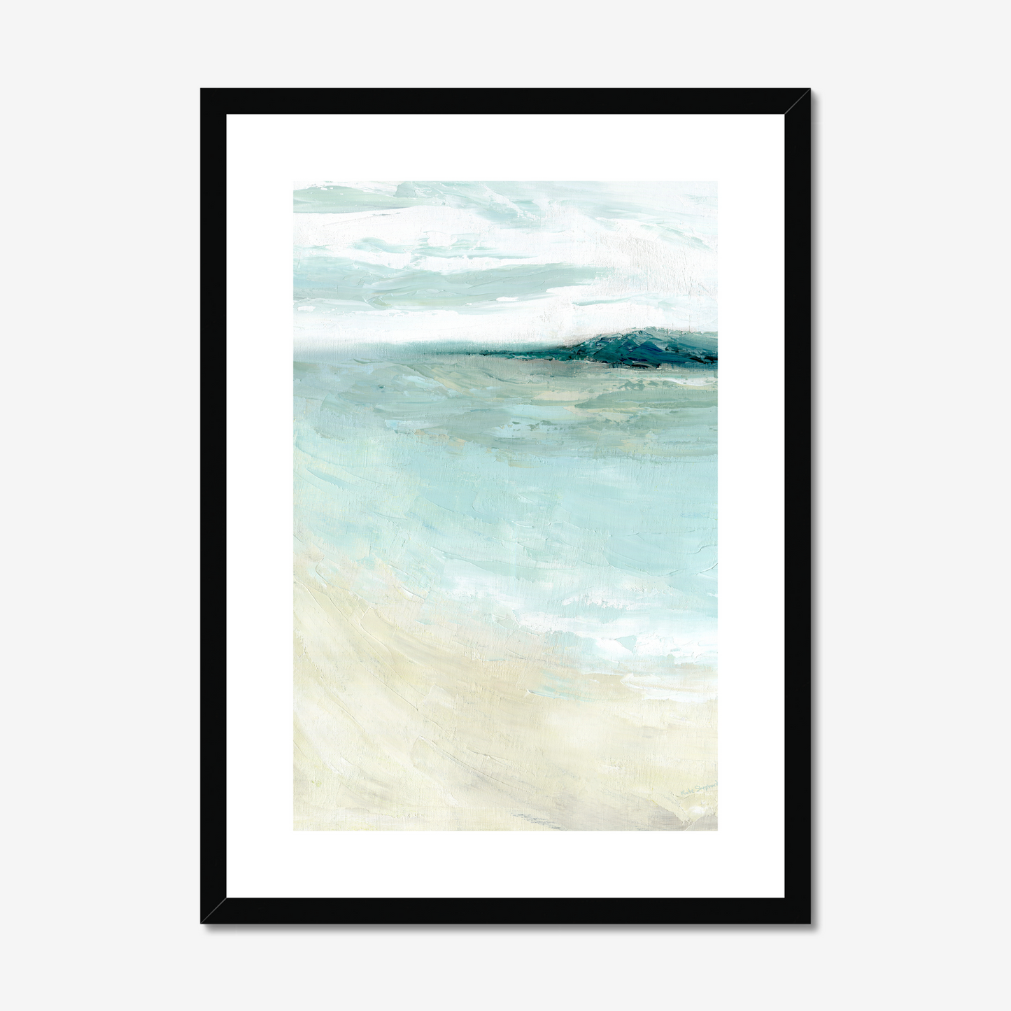 A2 bramble bush bay shores in black frame