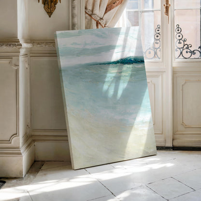 ‘Bramble Bush Bay Shores’ - Peaceful coastal wall art for relaxation spaces.