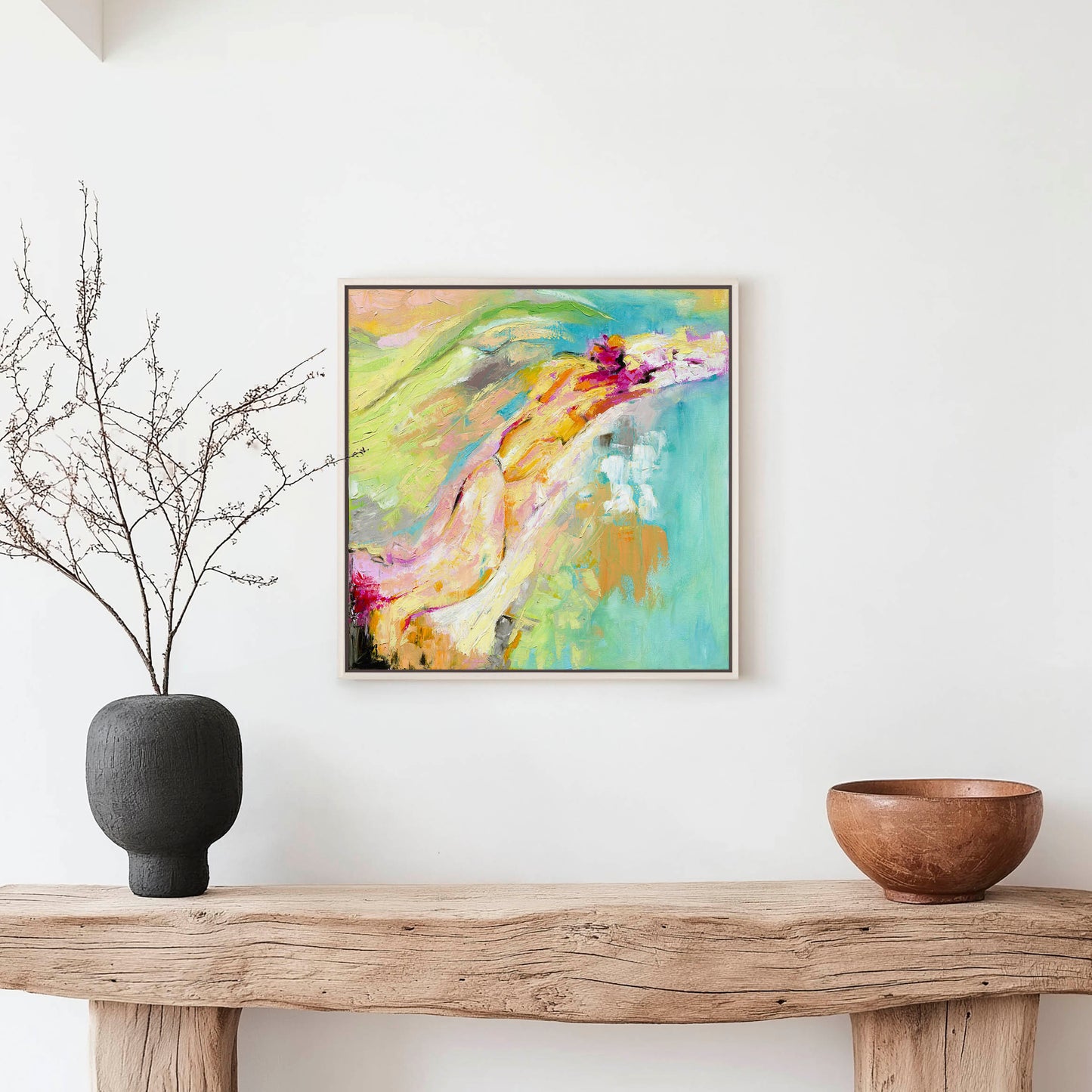 'Endless Summer' - Colourful abstract painting by Kate Shephard