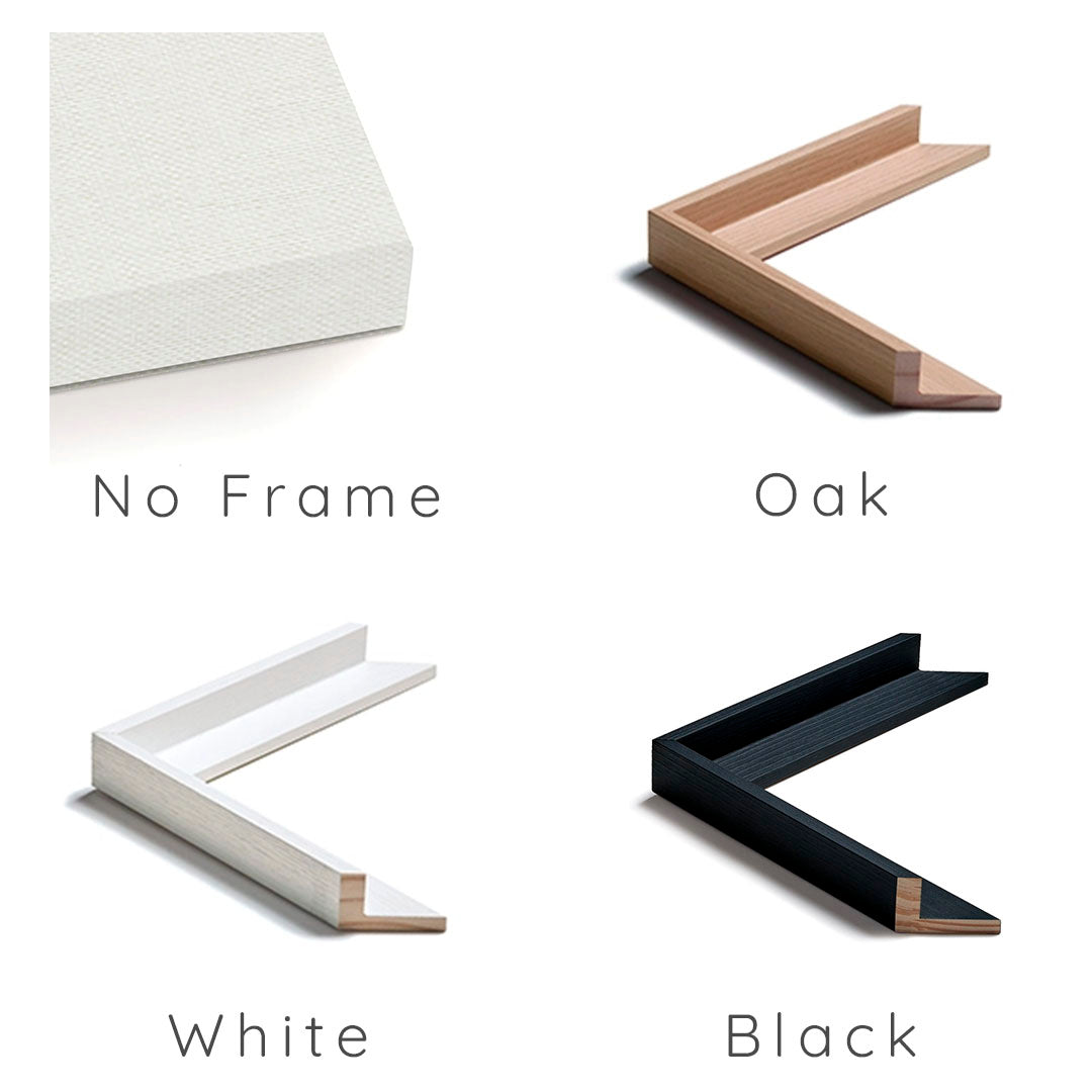 frame options available for Kate Shephard Art original paintings