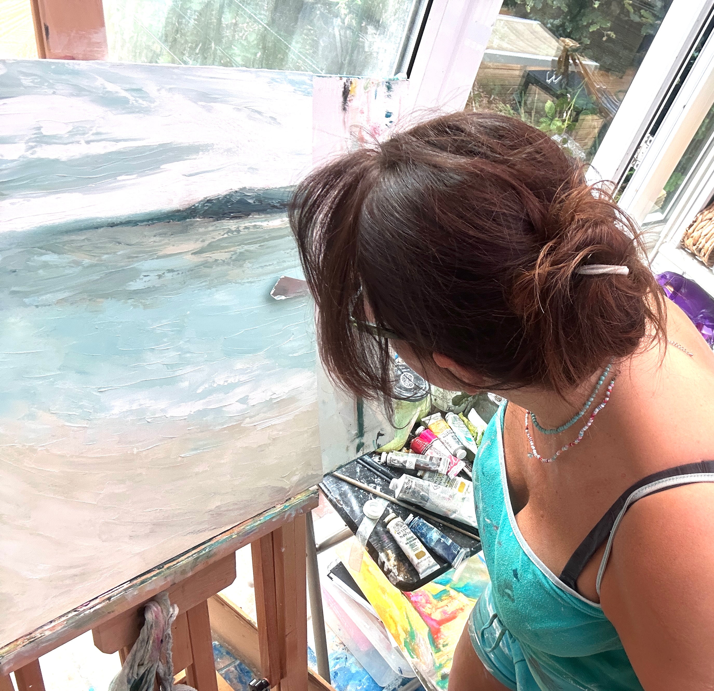 Dorset Aritisst Kate Shephard Painting