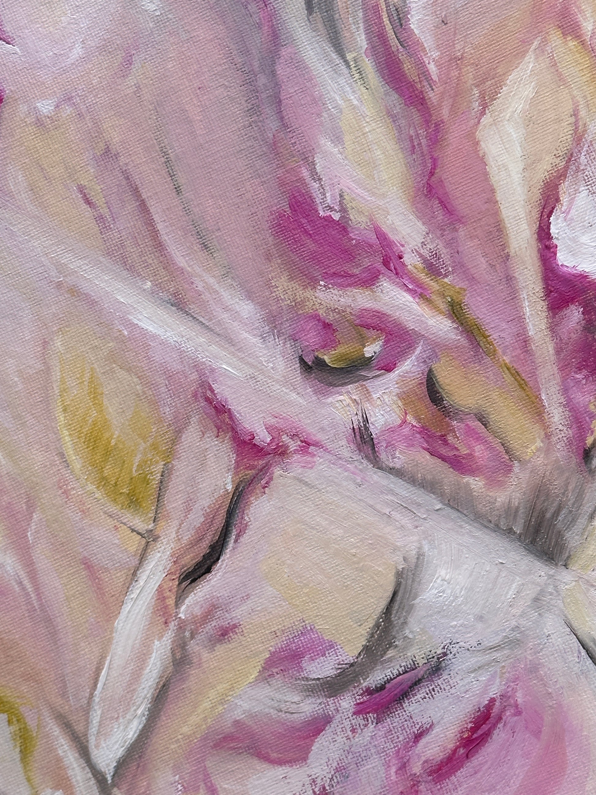 'In The Quite Light' - painting detail