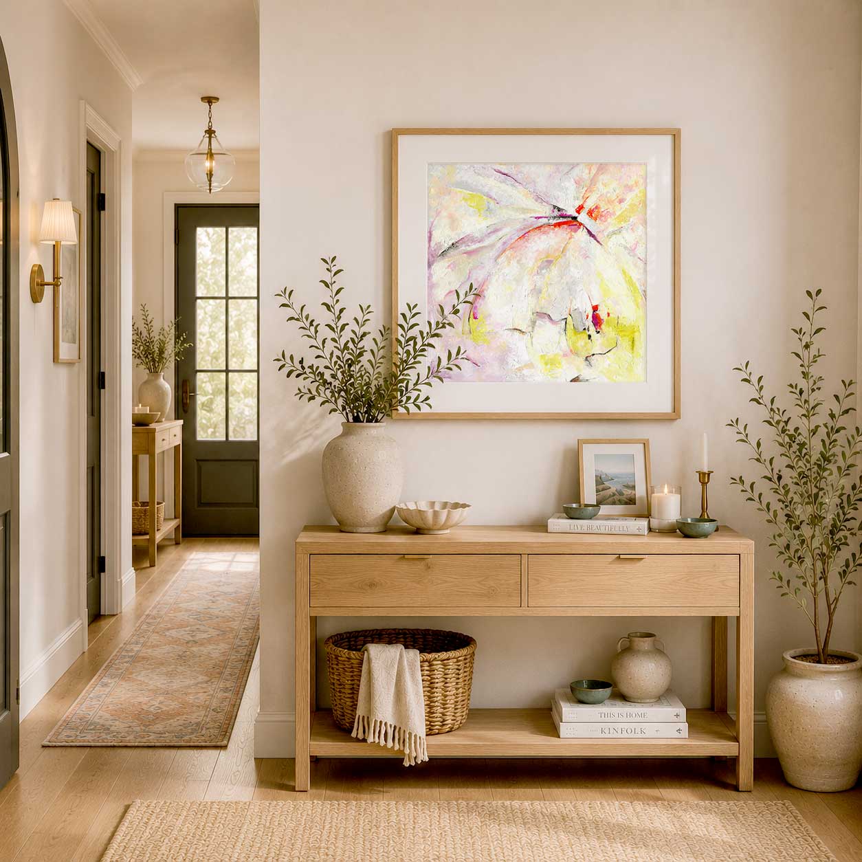 ‘Taking Flight’ – Expressive paper print featuring movement and serenity.