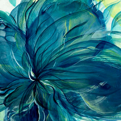 Dancing in the depths abstract art print by Kate Shephard