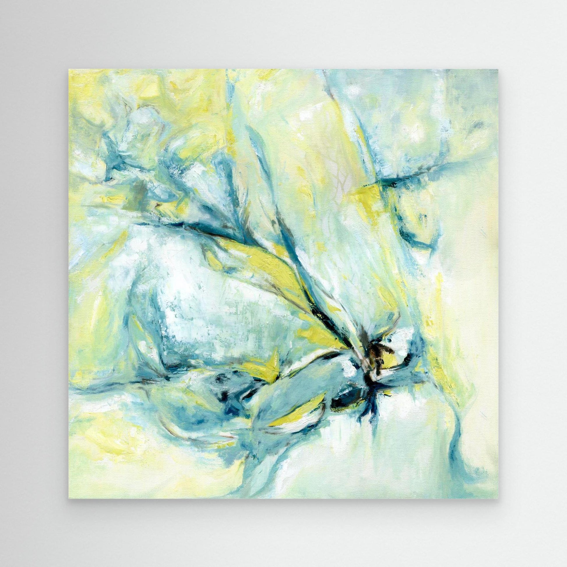 ‘Whispers of Midwinter’ – wintery abstract print with frosted textures.