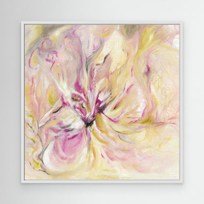 ‘In the Quiet Light’ - Dreamy canvas print with soft energy and emotional depth.