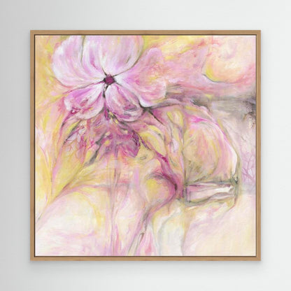 Through it all canvas art print by Kate Shephard in an oak wood frame