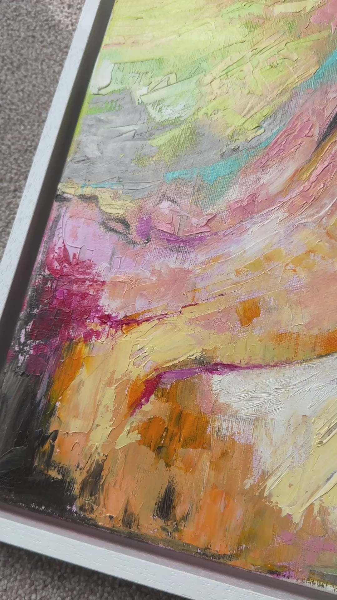VIdeo of 'Endless Summer' painting by Kate Shephard
