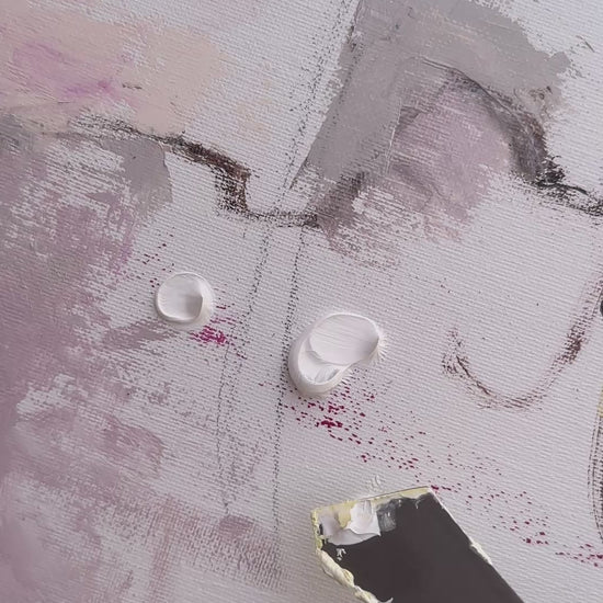 painting 'Taking Flight' - oil on canvas with pallette knife