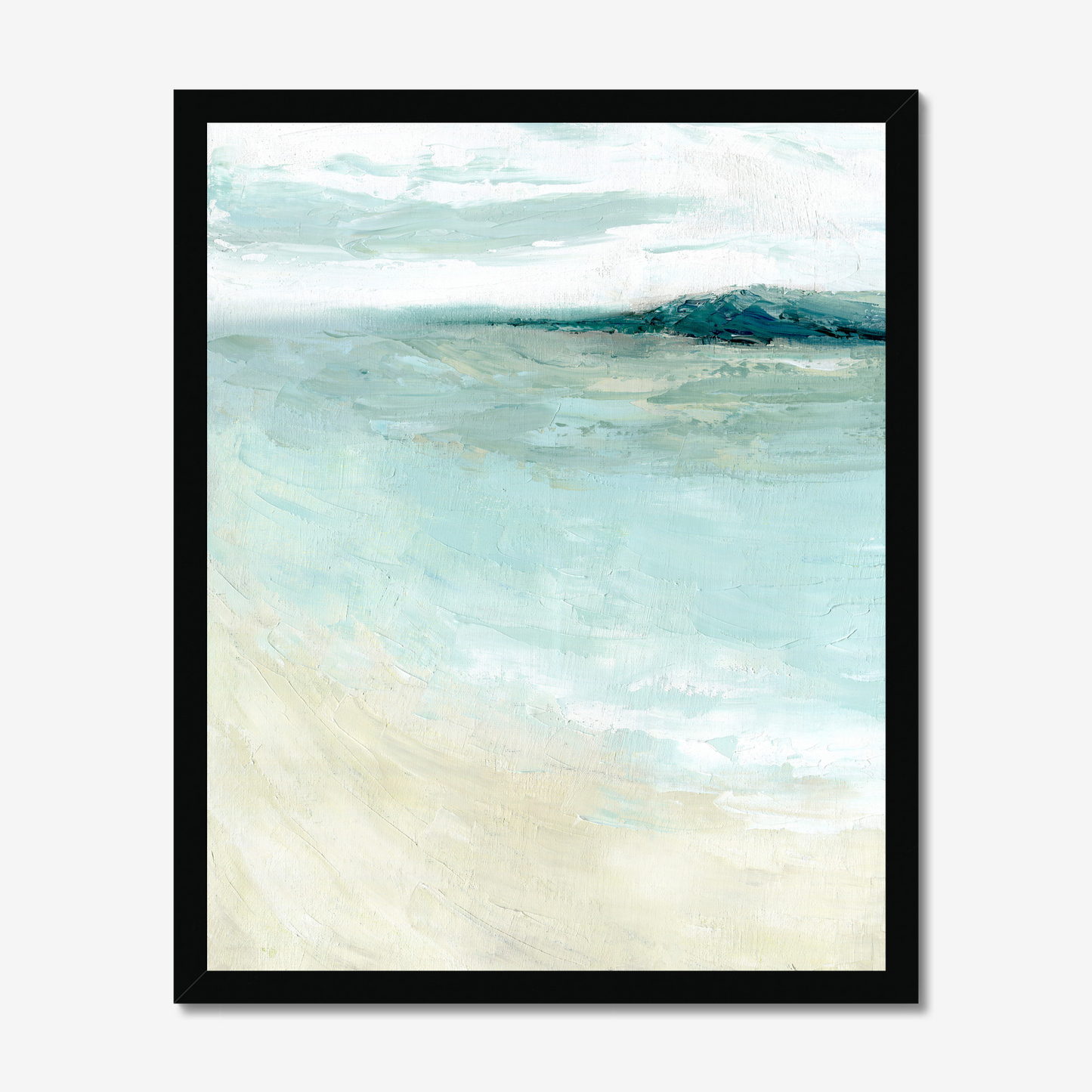 Bramble Bush Bay Shores - Idyllic Dorset Seascape Painting by Dorset Artist Kate Shephard