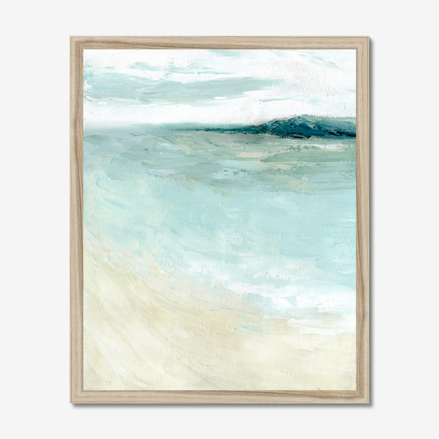Bramble Bush Bay Shores - Idyllic Dorset Seascape Painting by Dorset Artist Kate Shephard