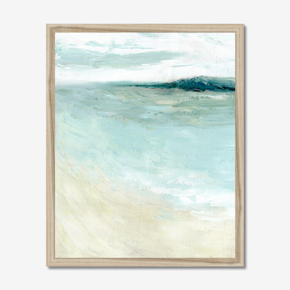 Bramble Bush Bay Shores - Idyllic Dorset Seascape Painting by Dorset Artist Kate Shephard