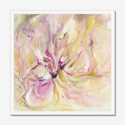 In The Quiet Light floral abstract art print about morning energy by Dorset Artist Kate Shephard