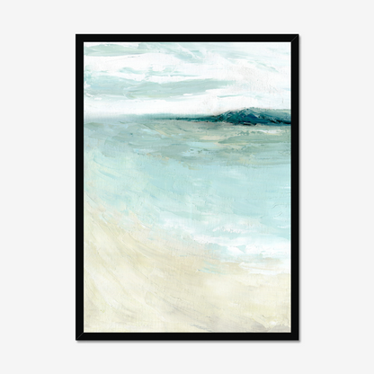 Bramble Bush Bay Shores - Idyllic Dorset Seascape Painting by Dorset Artist Kate Shephard