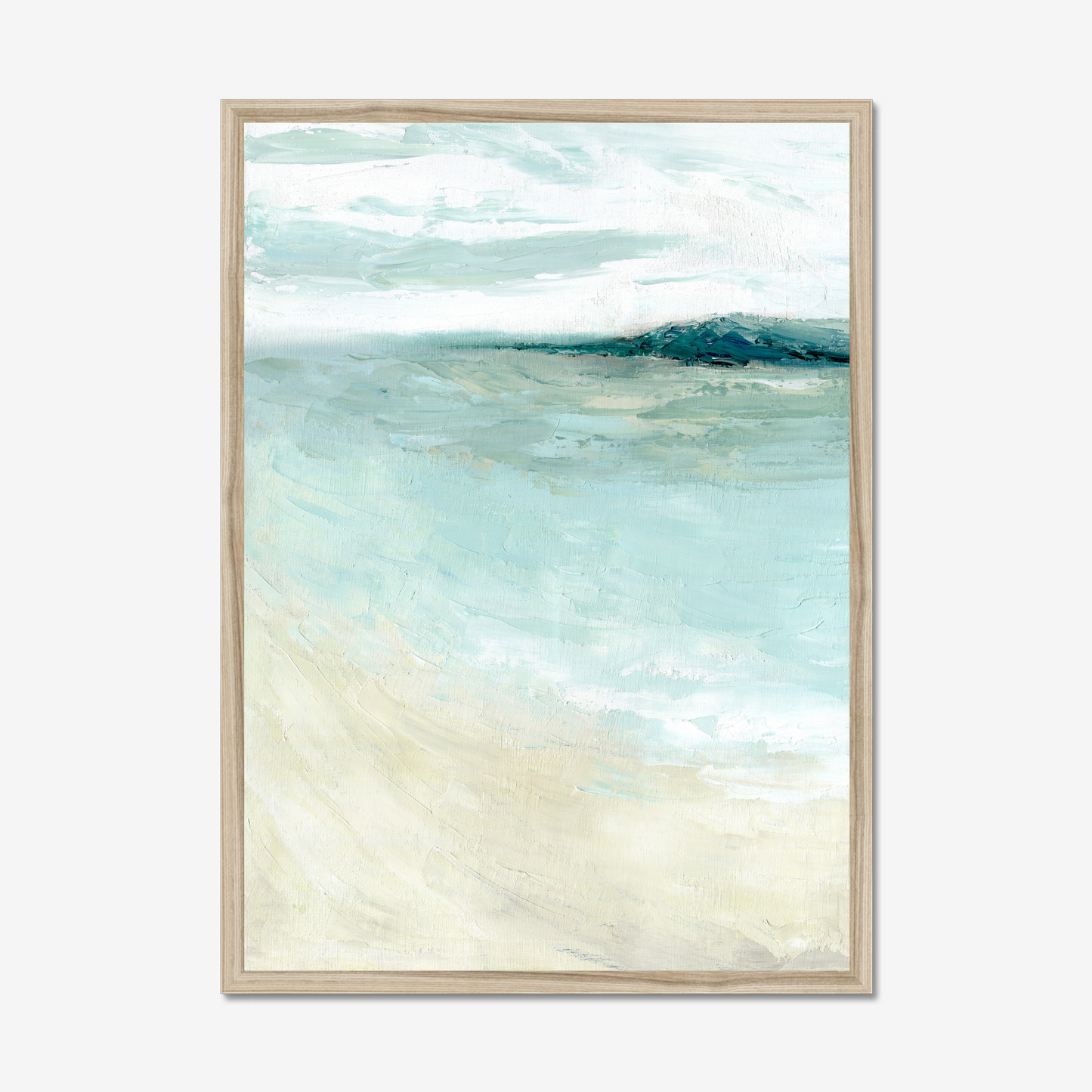 Bramble Bush Bay Shores - Idyllic Dorset Seascape Painting by Dorset Artist Kate Shephard