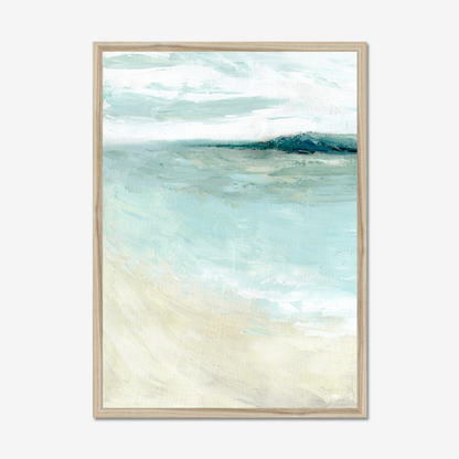 Bramble Bush Bay Shores - Idyllic Dorset Seascape Painting by Dorset Artist Kate Shephard
