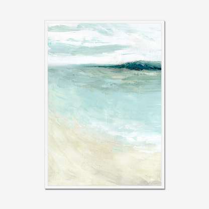 Bramble Bush Bay Shores - Idyllic Dorset Seascape Painting by Dorset Artist Kate Shephard