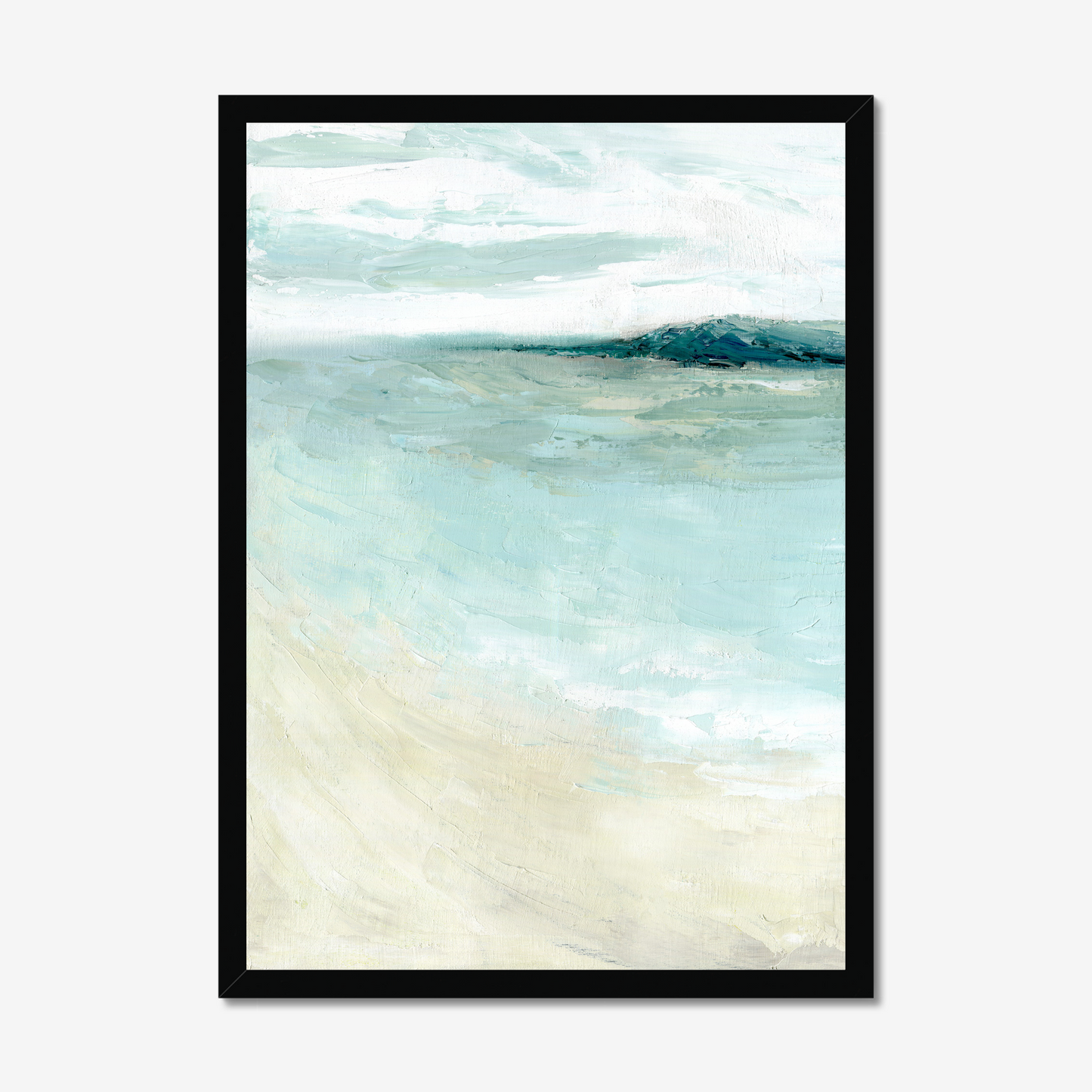 Bramble Bush Bay Shores - Idyllic Dorset Seascape Painting by Dorset Artist Kate Shephard