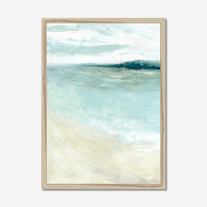 Bramble Bush Bay Shores - Idyllic Dorset Seascape Painting by Dorset Artist Kate Shephard