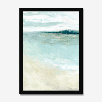 Bramble Bush Bay Shores - Idyllic Dorset Seascape Painting by Dorset Artist Kate Shephard