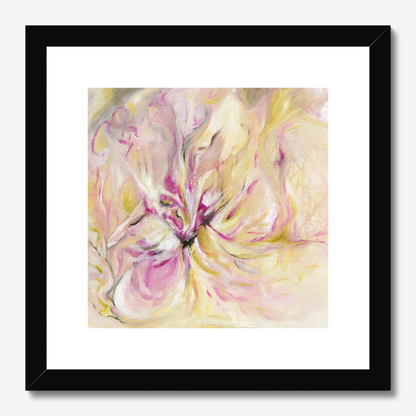 In the quiet Light floral abstract art print by Christian artist Kate Shephard